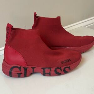 Guess Bold Red Sock Sneakers unisex